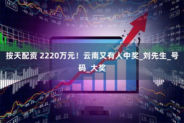按天配资 2220万元！云南又有人中奖_刘先生_号码_大奖